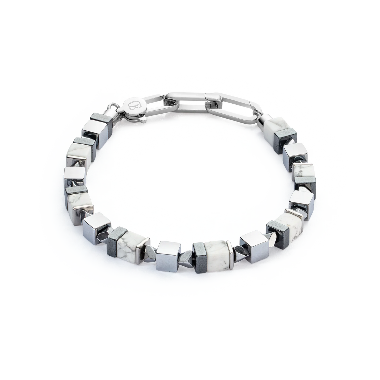 Bracelet Precious Cubes white-silver 0904301400