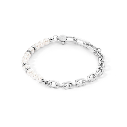 Bracelet Pearls Fusion link chain white 0908301400