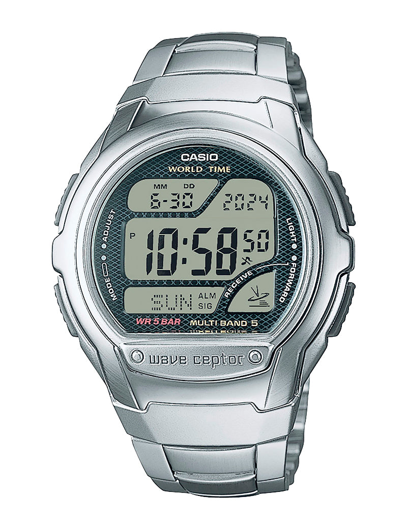 Casio Radio Controlled WV-58RD-1AEF herreklokke i stål
