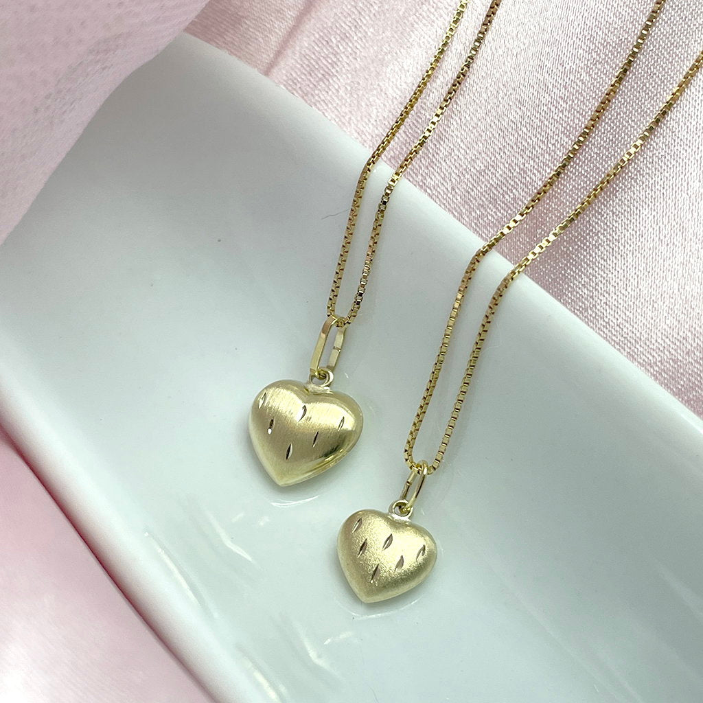 Hjerteanheng til barn i gull, nr. 20835, bilde 4