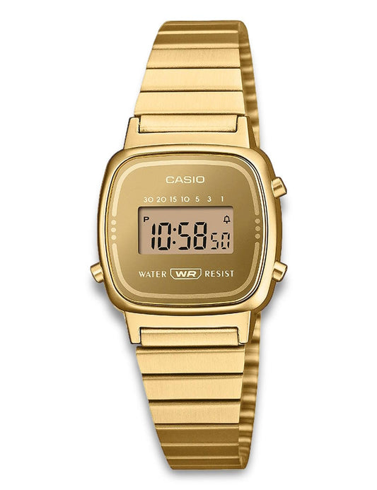 Casio Vintage LA670WEGS-9AEF dameklokke i resin, bilde 1 av 3