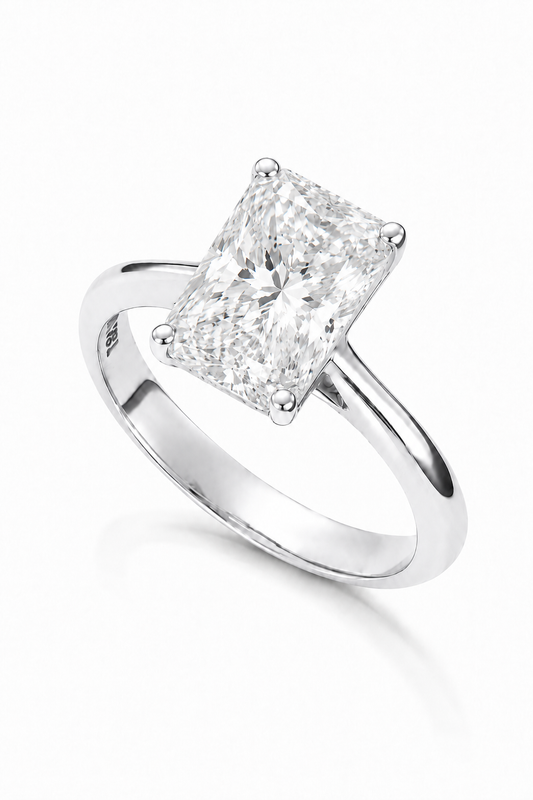 Svolder ring Ragnhild i 585 gull med lab-diamant 2,00 ct, bilde 2 av 2
