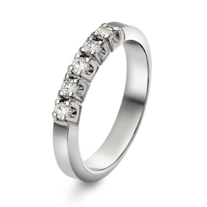Sigma ring i 14 karat hvitt gull med diamant 0,25 ct, bilde 1 av 3