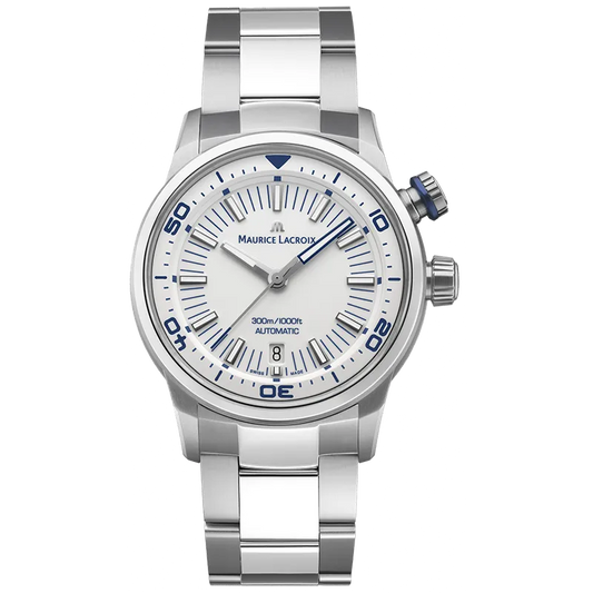 Maurice Lacroix Pontos PT6248-SS002-131-1 herreklokke i stål
