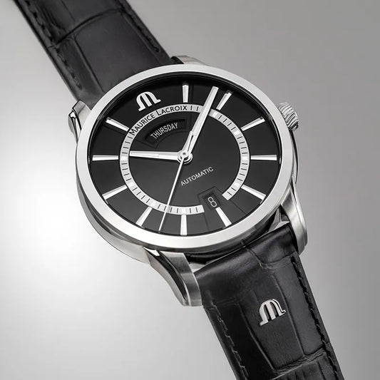 Maurice Lacroix Pontos PT6358-SS001-332-2 herreklokke i stål, bilde 2 av 2