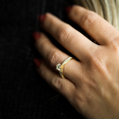Superstar ring i gull med diamant 0,56 ct TW/SI, str. 48-62, nr. 2210004-058, bilde 4