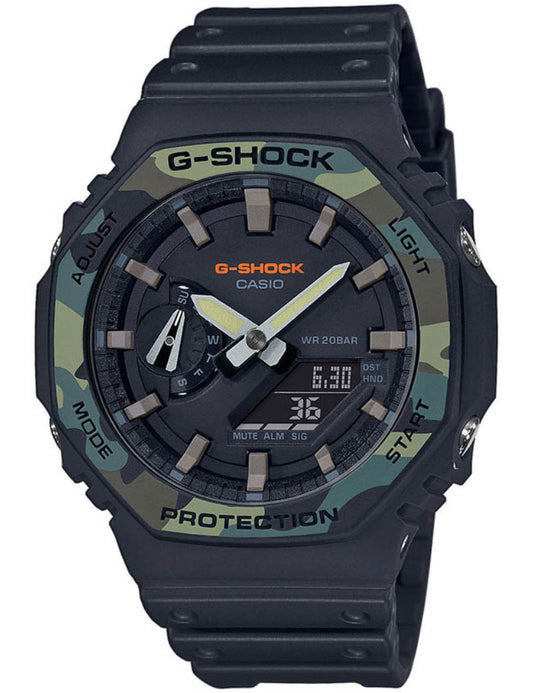 Casio G-Shock GA-2100SU-1AER herreklokke i resin - Ana-digi