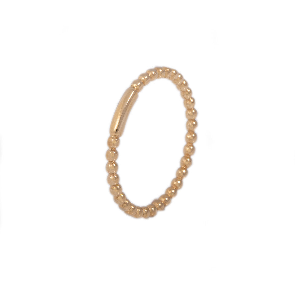 Carmen ring i 585 gult gull, kuler 1,63 mm