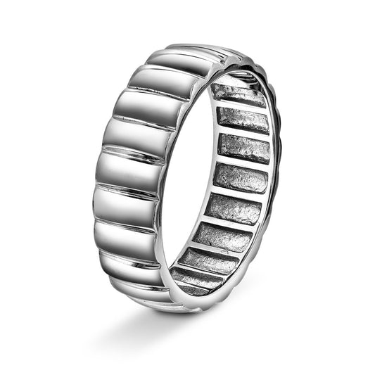 New York ring i rhodinert sølv, flere størrelser, bilde 1 av 2