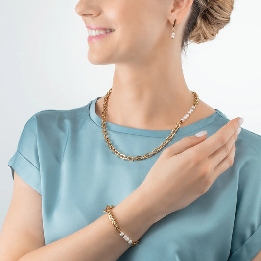 Armbånd Shape Shifter Ferskvannsperler gull 1120301416