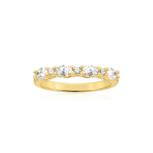 Ring Ellera Ovale SKU: SJ-R2416-CZ-YG-50