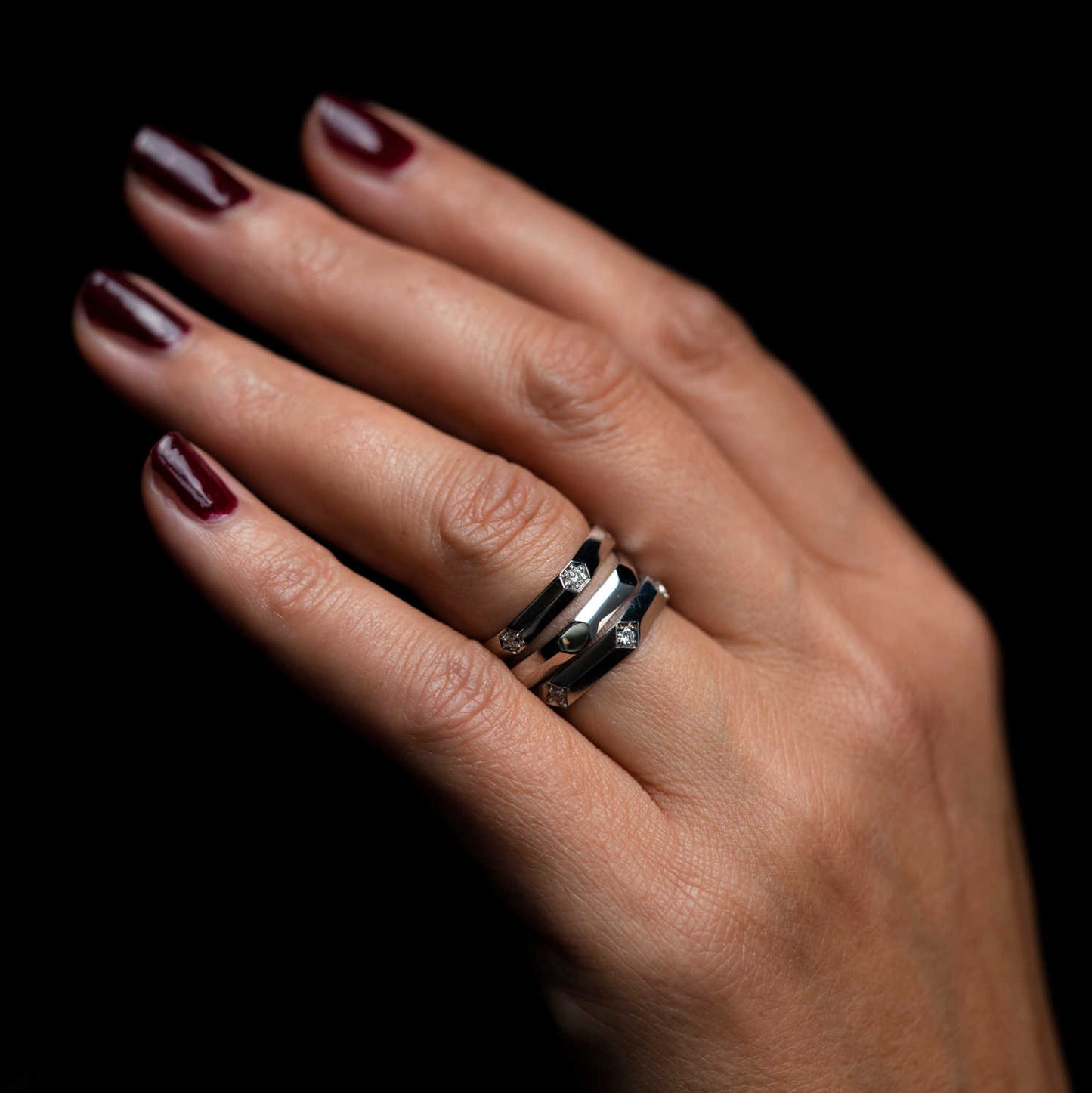 FASETTRING I GULL M/DIA 0,06 CT TWSI 12100003-006