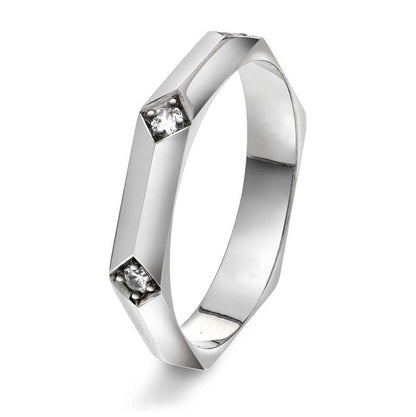 FASETTRING I GULL M/DIA 0,06 CT TWSI 12100003-006