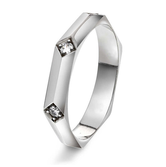 FASETTRING I GULL M/DIA 0,06 CT TWSI 12100003-006