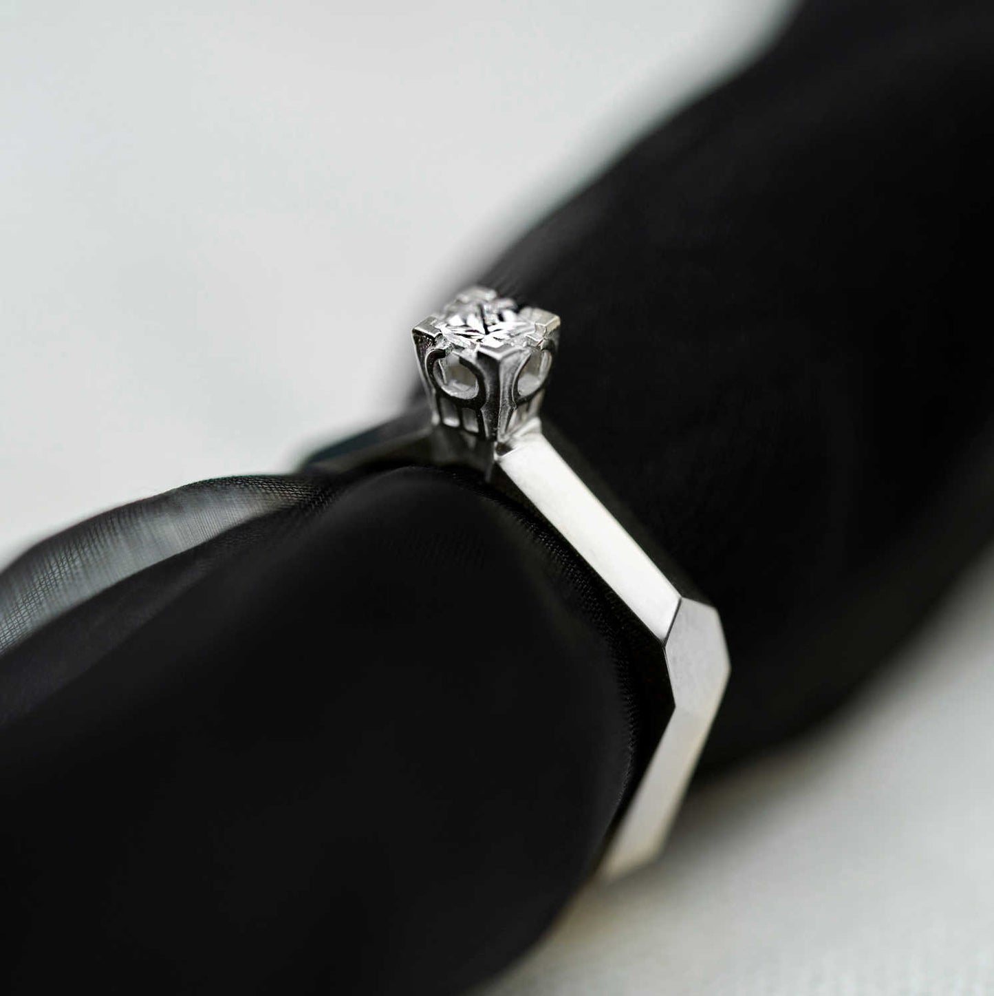 FASETTRING I GULL M/DIA 0,20 CT TWSI 12100004-020