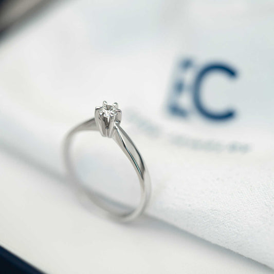 CAPELLA RING I GULL M/DIA 0,10 CT WSI 1210001-010