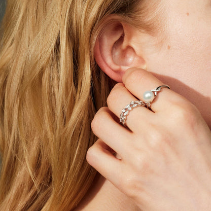 Ring i gull med diamnater 0,18 ct 12150050