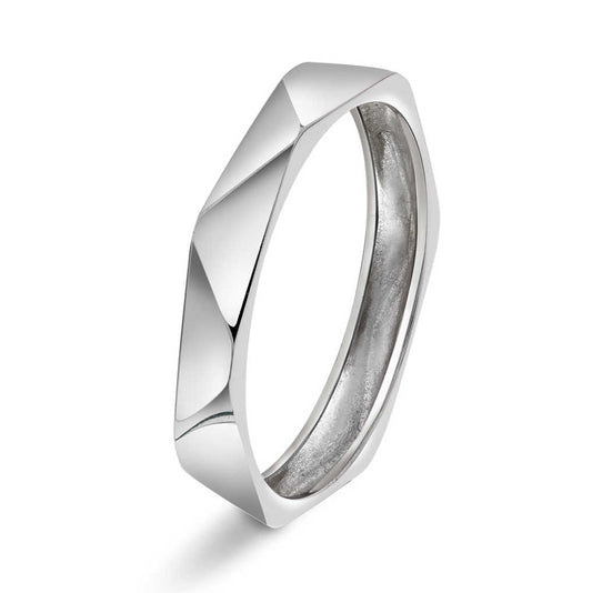 FASETTRING I HVIT GULL 12900001