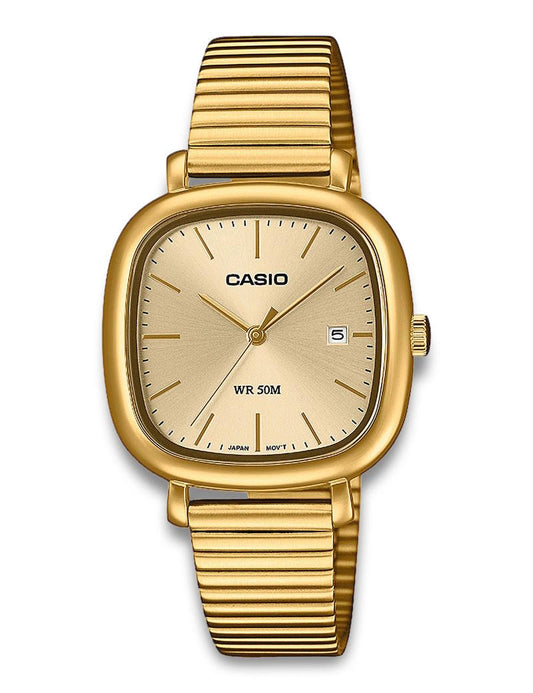 Casio Timeless LTP-B166G-9AVEF herreklokke i stål - Ana-digi