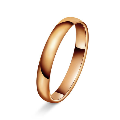 Forever giftering i rhodinert gull, flat og buet innside, bilde 4 av 15