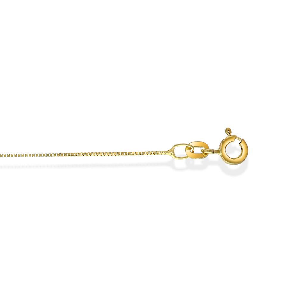 Veneziansk halskjede i 585 gult gull 0,6 mm, 36 cm