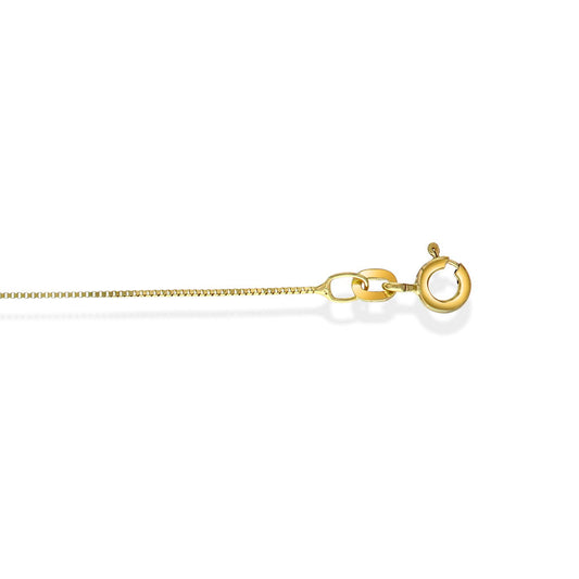 Veneziansk halskjede i 585 gult gull 0,6 mm, 36 cm