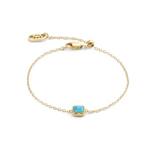 Birthstone December Bracelet Turquoise Gold 1301300600