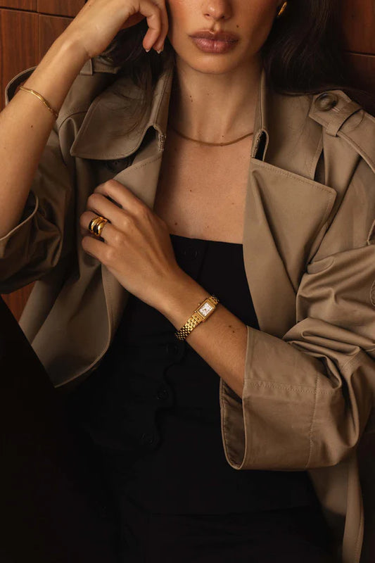 Timeless Petite Gullfarget / Hvit 15,5x23,5