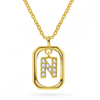 Jewelry Letters anheng i sølv med zirkonia, bokstav, bilde 33 av 57