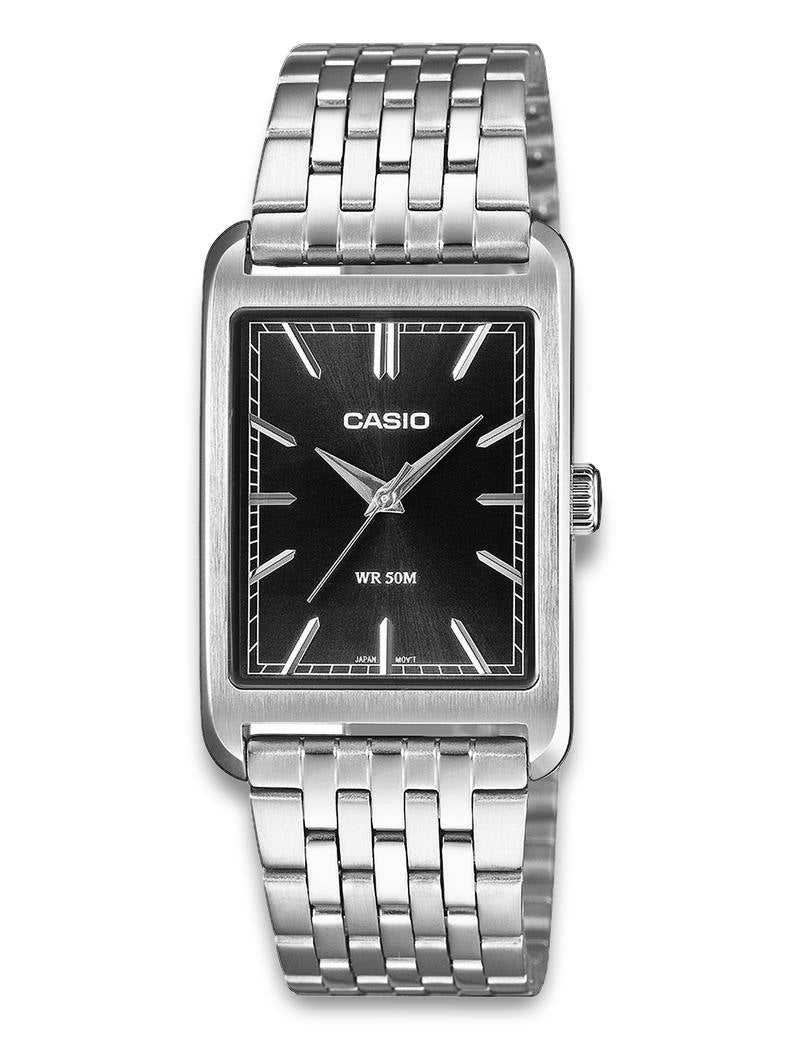 Casio Timeless MTP-B215D-1AVER dameklokke i stål
