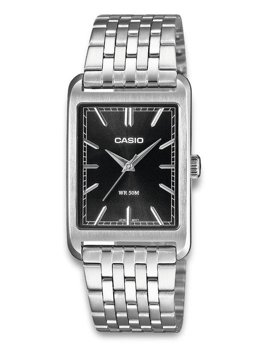 Casio Timeless MTP-B215D-1AVER dameklokke i stål