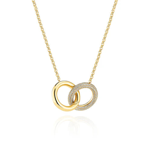 Halskjede Carrara Due Grande SKU: SJ-N2476-CZ-YG