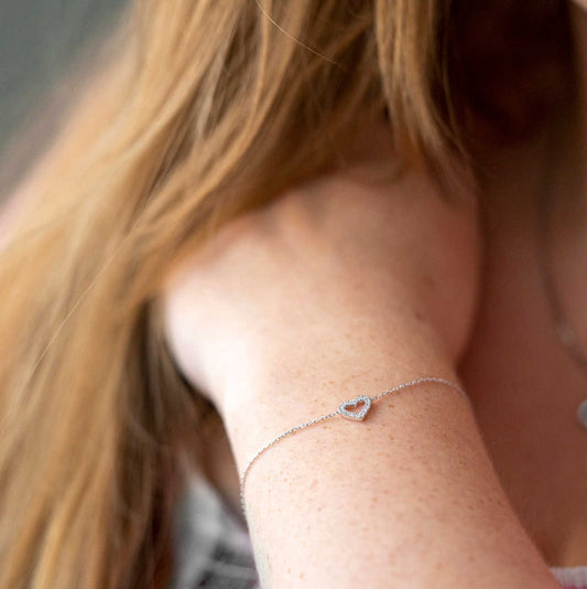 ARMBÅND I GULL MED DIAMANT 0,06 CT WSI 150218