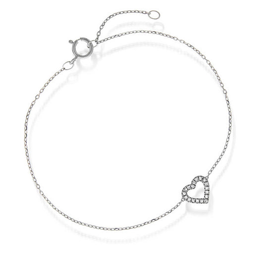 ARMBÅND I GULL MED DIAMANT 0,06 CT WSI 150218