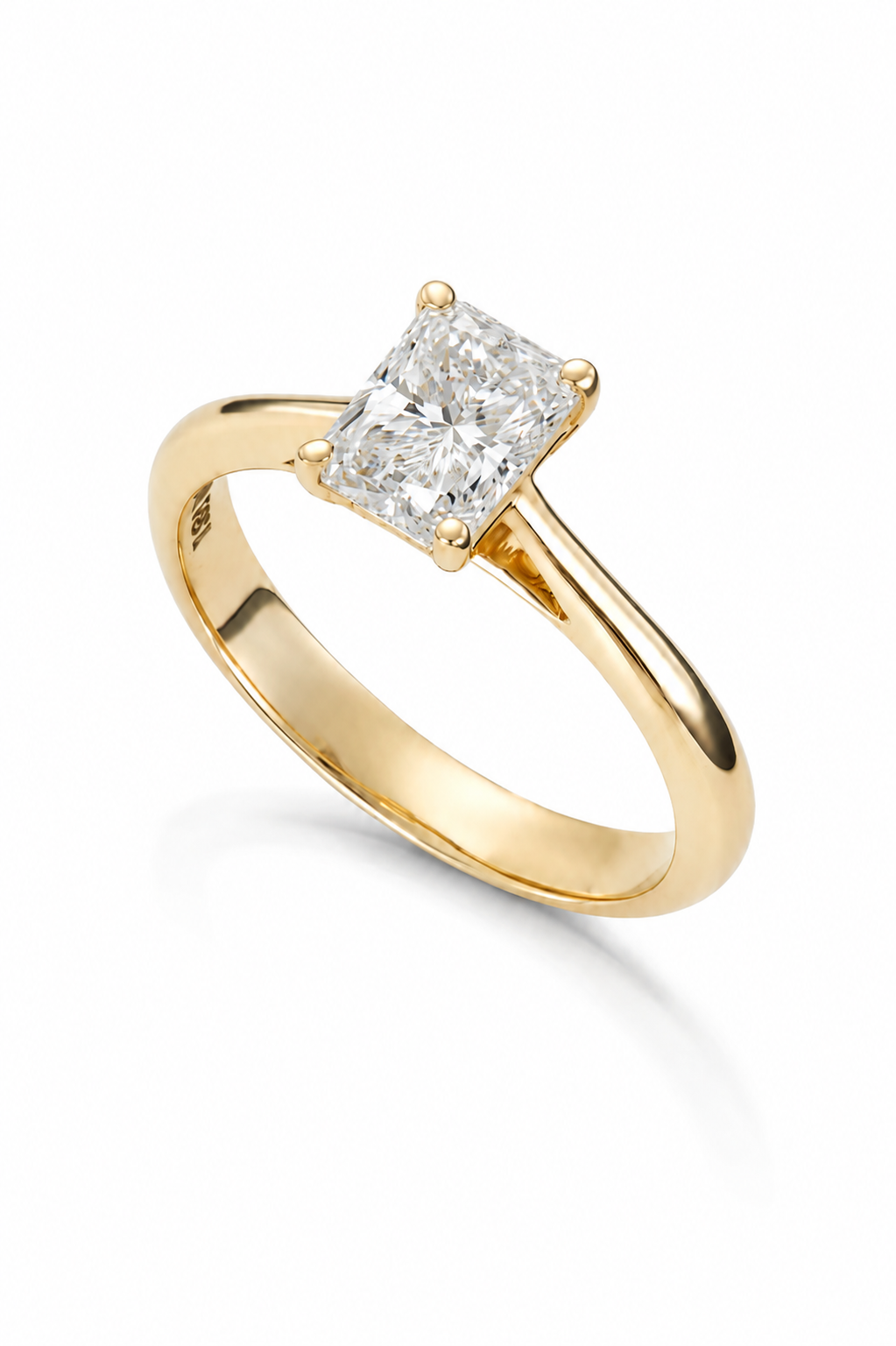 Svolder ring i 585 gull med lab-diamant 0,7 ct, bilde 1 av 2