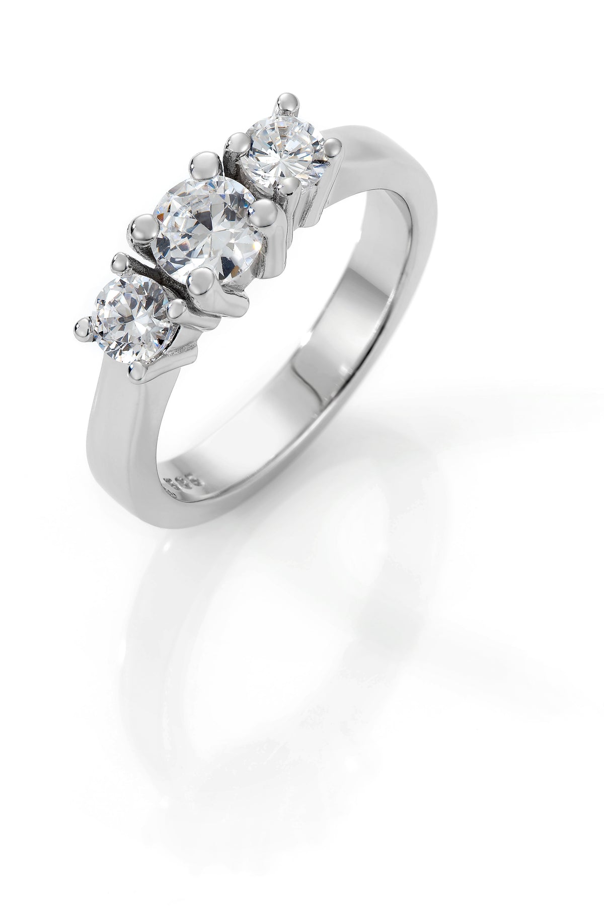 Svolder ring i 585 gull med diamant 1 ct, SI, bilde 2 av 2