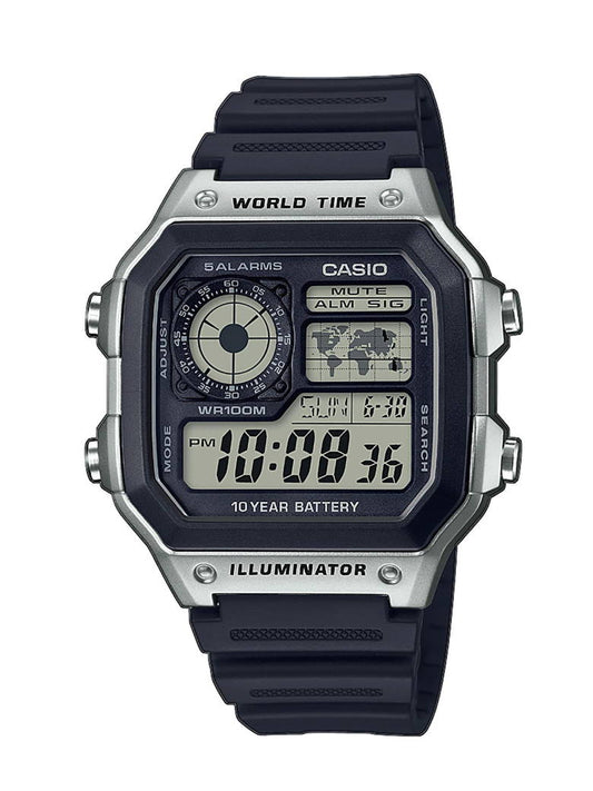 Casio Timeless AE-1200WH-1CVEF dameklokke i resin