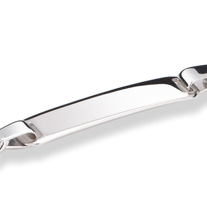 Armbånd i 925 sølv med graveringsplate og hjerte, 15 cm, bilde 40 av 42