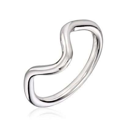 Visholm Design ring i rhodinert 585 hvitt gull 2,2 mm, bilde 1 av 2
