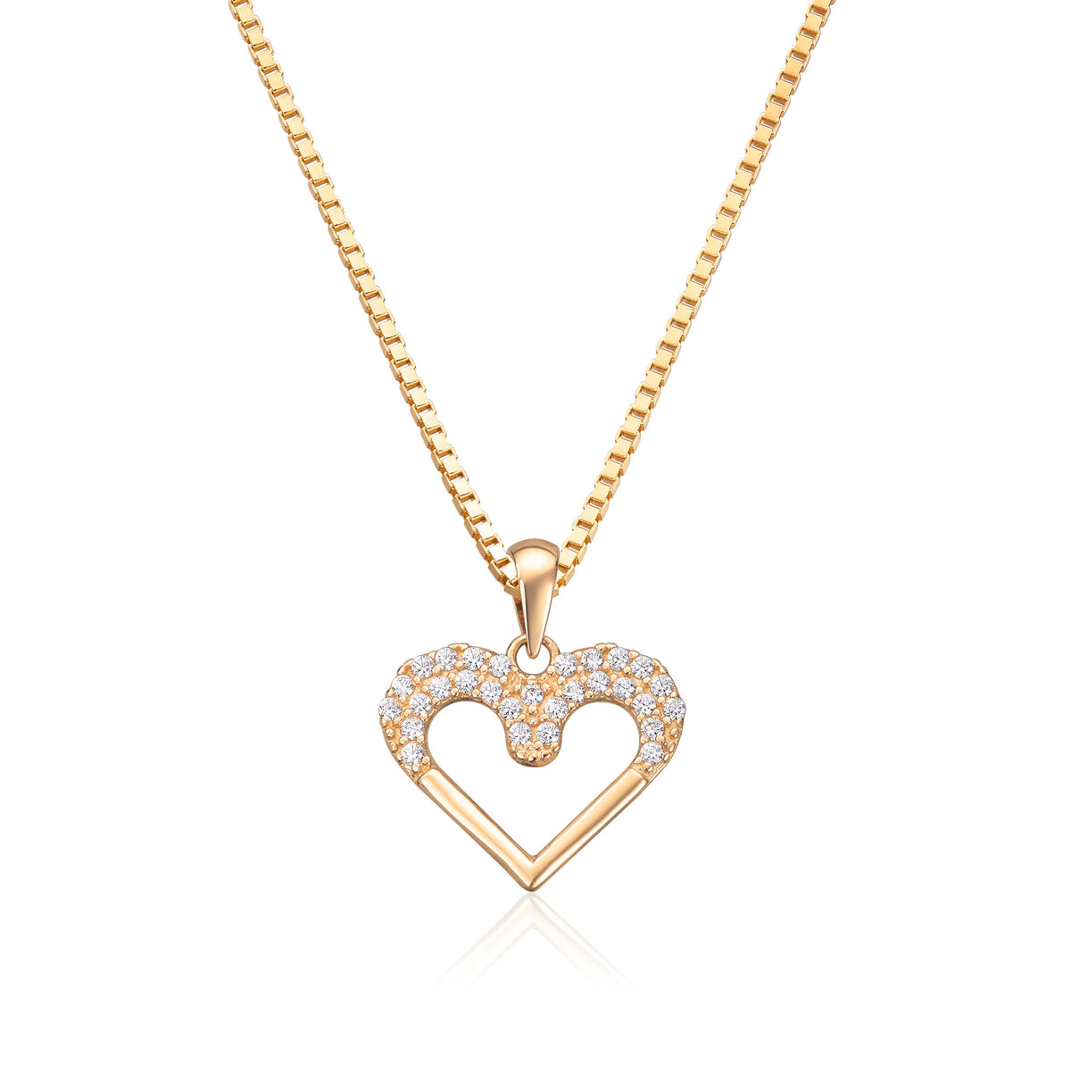 Anheng "Brilliant Heart" 14K Artikkelnr: 27601 - Bjerveur.noAnheng "Brilliant Heart" 14K Artikkelnr: 27601