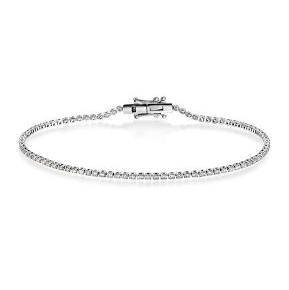 TENNISARMBÅND I GULL M/DIA 1.00 CT TWSI 18150010-100-18