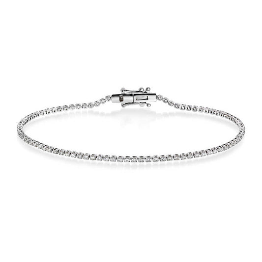 TENNISARMBÅND I GULL M/DIA 1.00 CT TWSI 18150010-100-18
