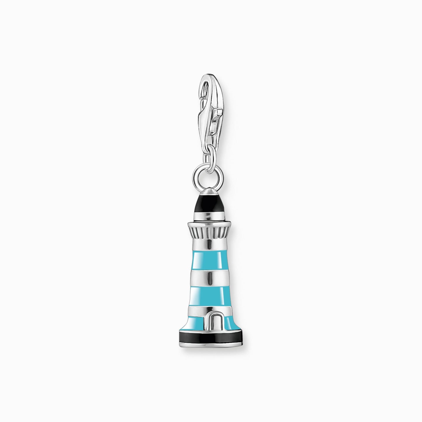 Charm pendant turquoise lighthouse silver 1995-007-7