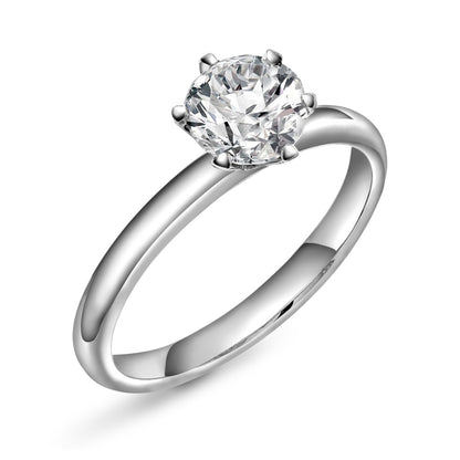Gems ring i 14 karat hvitt gull med labdiamant 1,00 ct, bilde 5 av 5