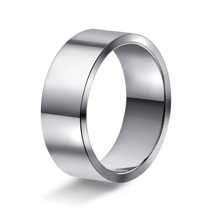 Ring i 950 platina, rektangulær, bilde 11 av 12