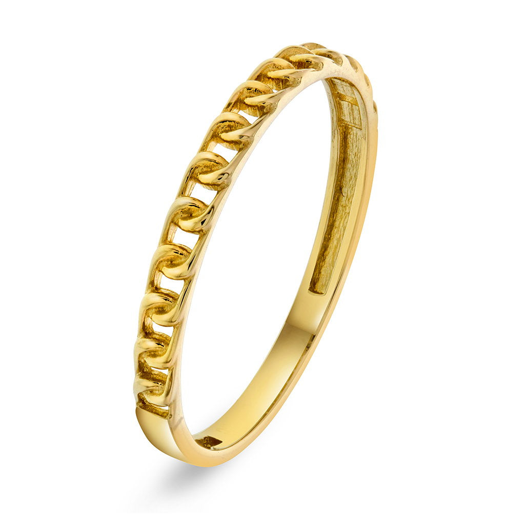 Ring i 14 karat gult gull, 2 mm bred, bilde 1 av 4