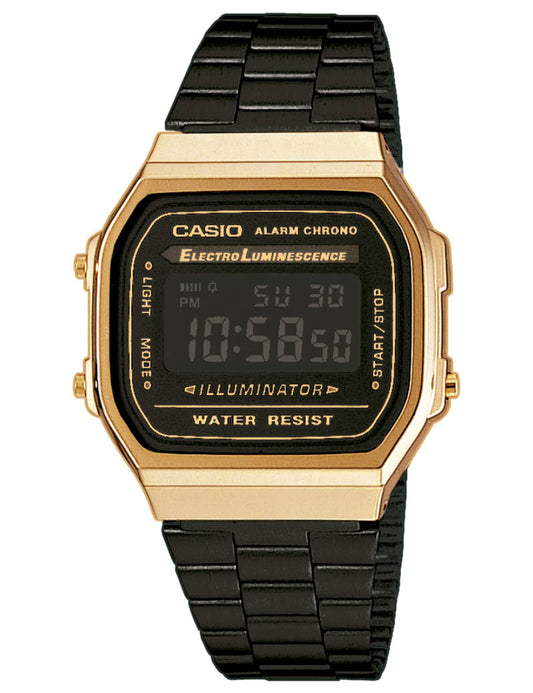 Casio Vintage A168WEGB-1BEF dameklokke i stål