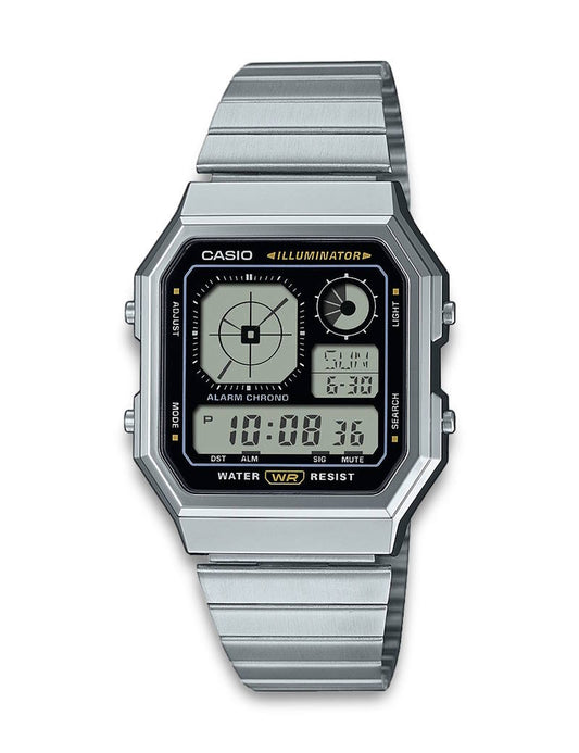 Casio Vintage A130WE-1AEF herreklokke i resin, bilde 1 av 3