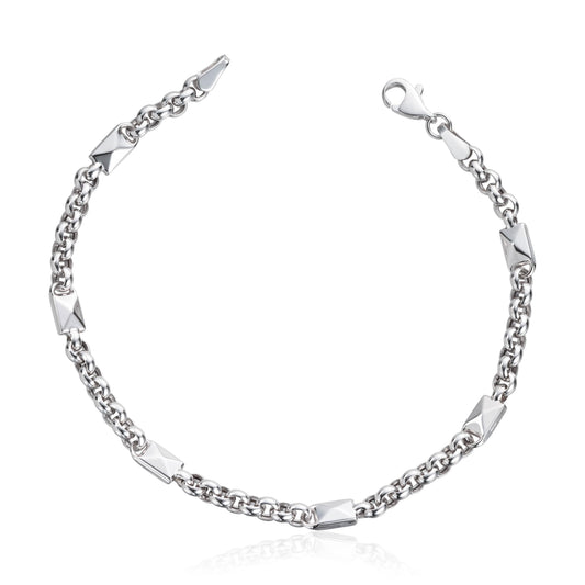 Armbånd i hvitt gull 14K - Bjerveur.no