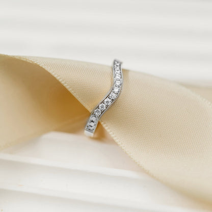 Gems ring i 14 karat hvitt gull med LAB-diamant 0,30 ct, bilde 4 av 7